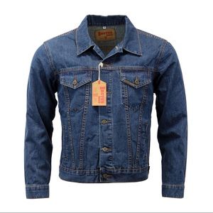 Brutus Gold Denim Jacket Large Skinhead Mod